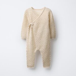 Zara LONG WOOL BLEND KNIT BODYSUIT